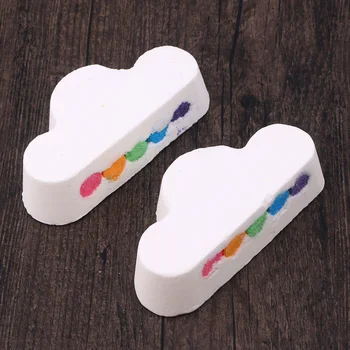 

1 Box 180g Rainbow Cloud Bath Salt Natural Essential Oil Bubble Bathing Salt Moisturizing Skin Care Props