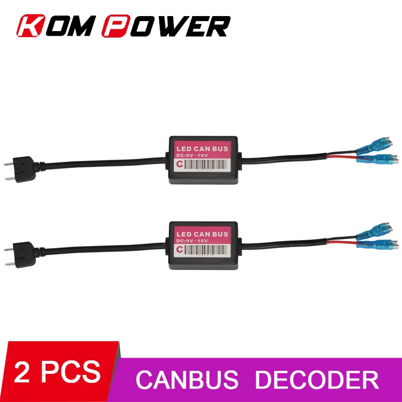 

H7 LED Car Light H1 H4 H11 Decoder Adapter Cancell Error Auto Headlight LED HB3 9005 HB4 9006 HIR2 9012 No Error Canubs Decoder