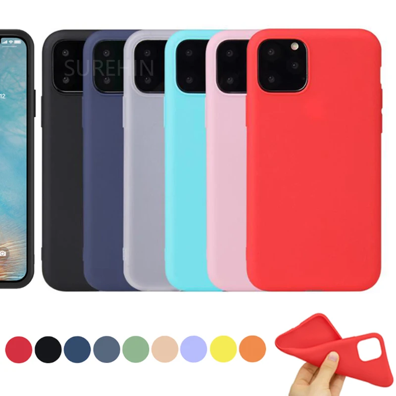 Силиконовый чехол для iPhone 11 Pro max XS Max XR 8 7 6S plus Pro|Бамперы| |