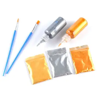 

Metallic Resin Art Pigment Outline Drawing Paste Golden Powder Colorant Resin Dye Coaster Outline Paint Jewelry Making