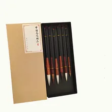 Китайская живопись ручка-кисть для каллиграфии набор Китайский обычный скрипт ручка-кисть для письма Freehand живопись кисти Schoonschrift