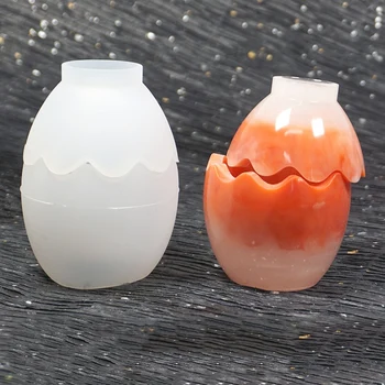 

Beauty Egg Storage Box Mold Diy Crystal Drop Glue Antique Storage Mold Bracket Lipstick Storage Mold