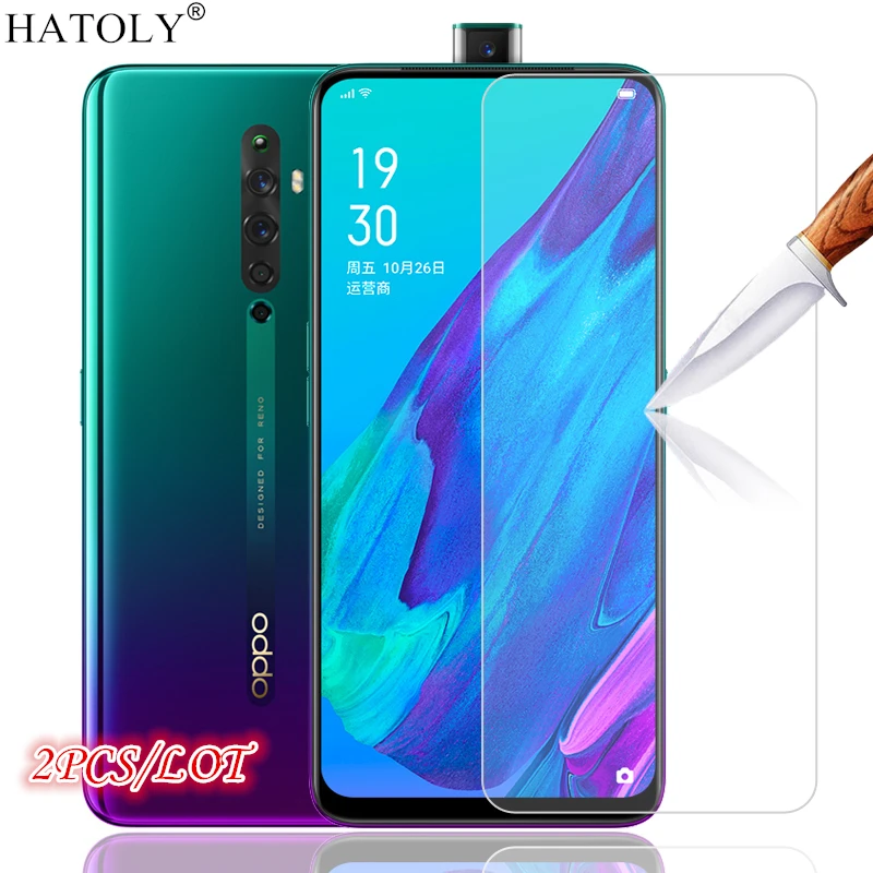 2 шт стекло на Рино 2Z закаленное стекло для Oppo Reno2 Z 2Z защита экрана HD пленка для телефона Защитное стекло для Oppo Рино 2Z стекло
