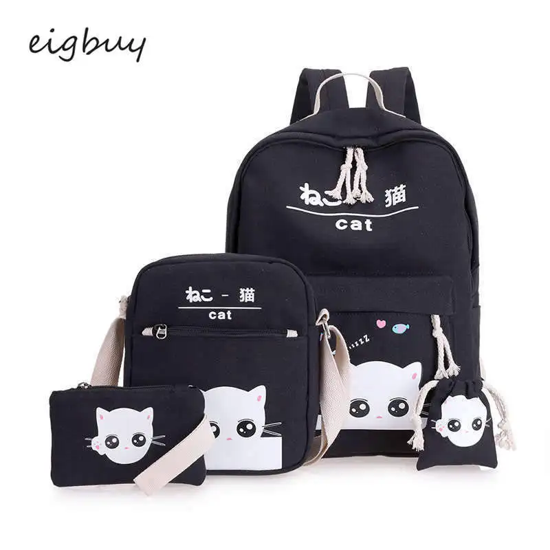 

Ladies Backpack Large Capacity Backpack Casual Brand Classic Black Fashion Backpacks For Teenage Girls Sac A Dos Schoolbag