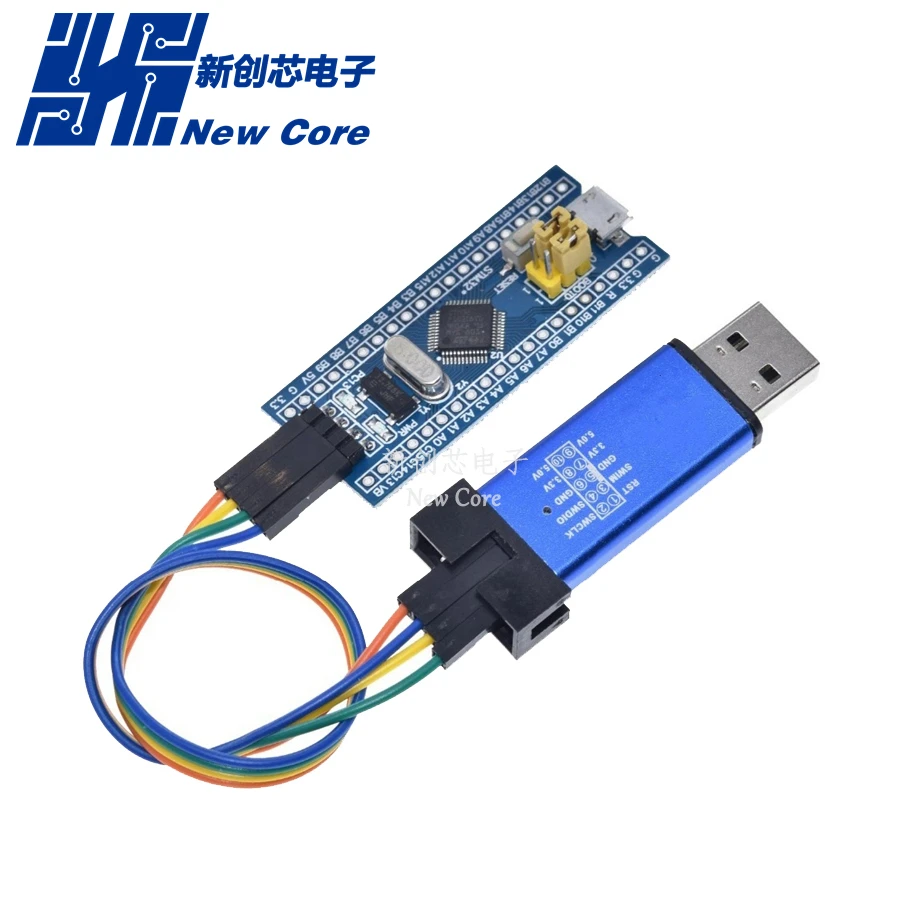 STM32F103C8T6 ARM STM32 Minimum System Development Board Module + ST-Link V2 Mini STM8 Simulator Download | Электронные