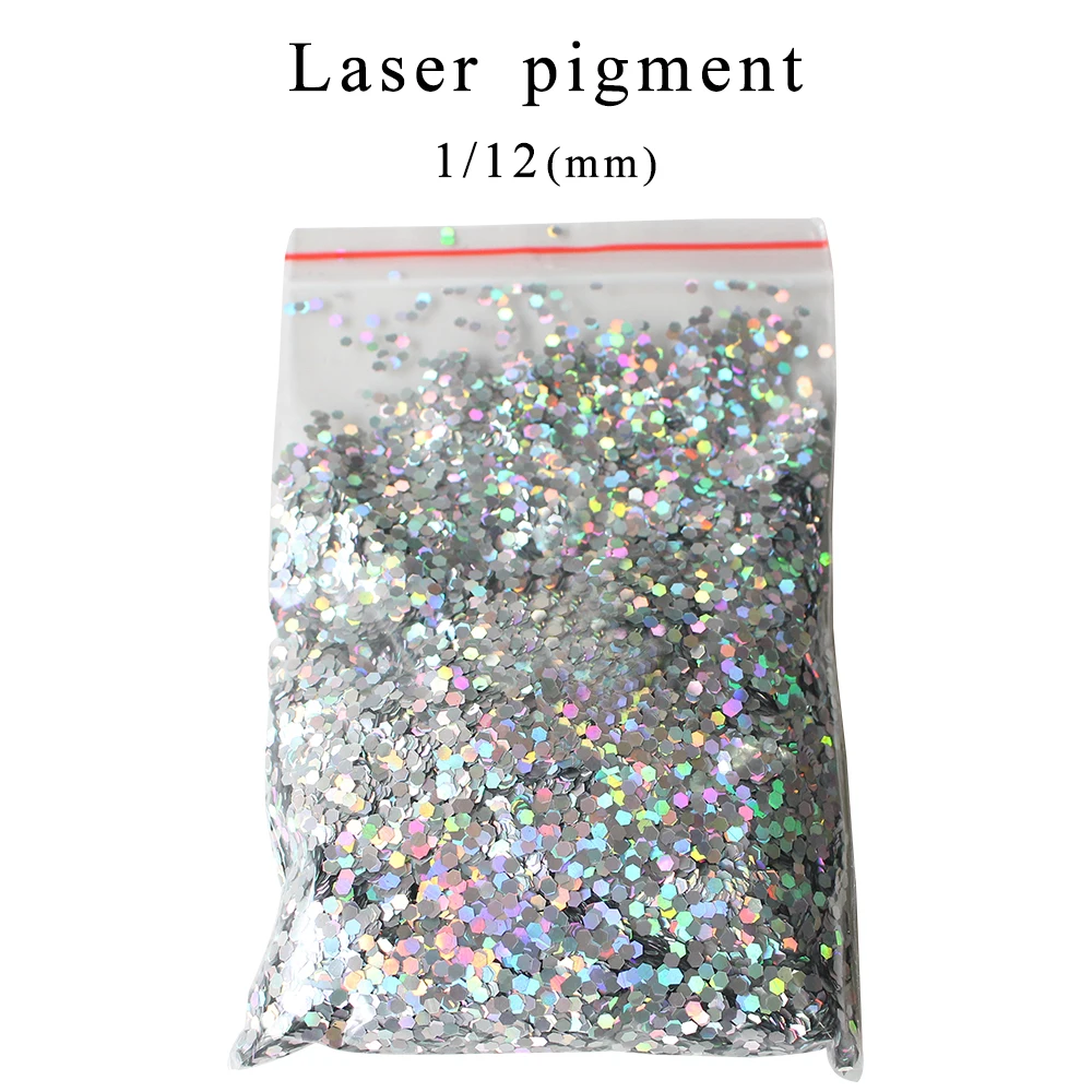 Laser Pigment Glitter Powder Shining Paint Rainbow Powder 50g for Nail Decorations Manicure Arts Cra