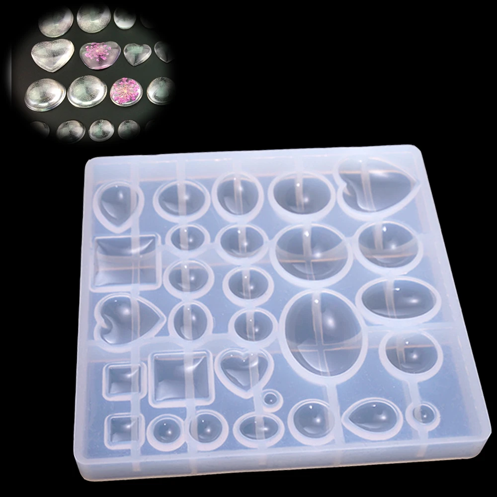 

1pcs Silicone Mold DIY Crystal Stone Epoxy Resin Molds Jewelry Making Handmade Tools