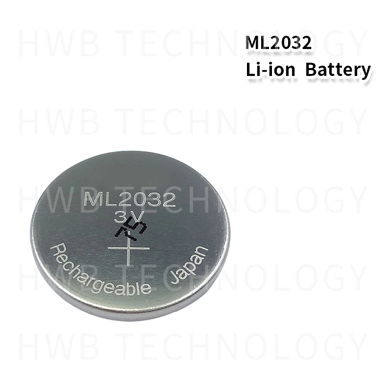 NEW ML2032 Maxell Rechargeable 3V Coin Button Cell Batteries Charger FREE 2016s 