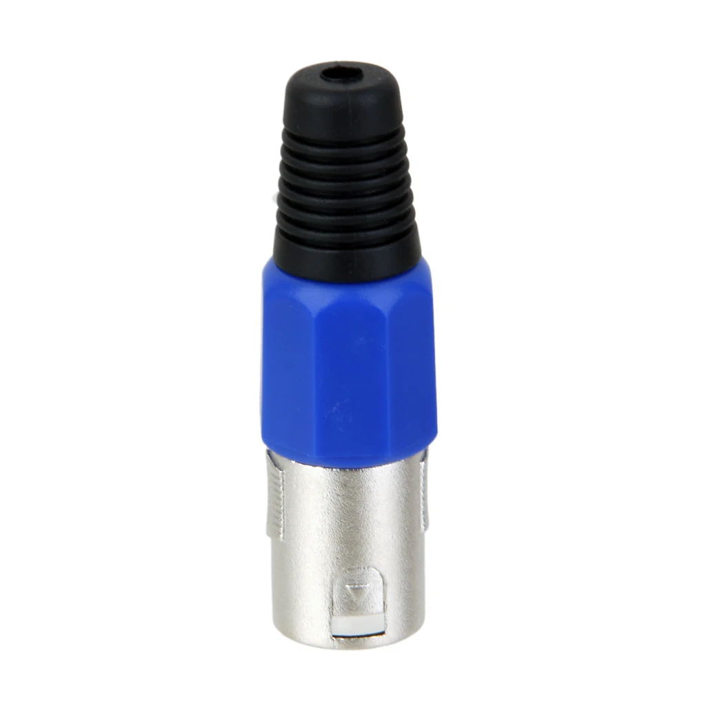 XLR 3 Pin Male MIC Jack Plug Audio Microphone Cable Connector