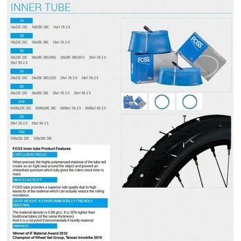 

FOSS 26/27.5/29 Inch Bike Bicycle Inner Tube Road MTB Anti Puncture Elastic Practical And Durable Upgraded Thicken