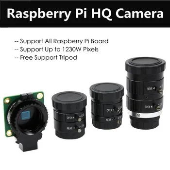 

Raspberry Pi Official HQ Camera Module and Lens Support up to 1230W Pixels