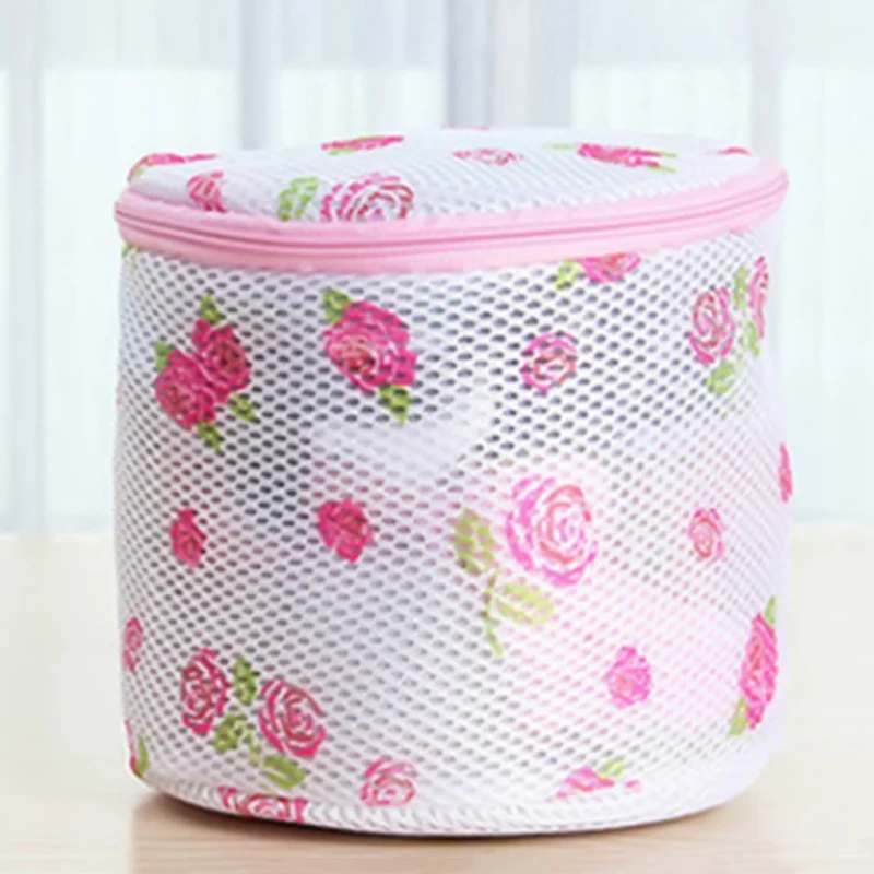 

Washing Machine Use Clothes Protector Container Lingerie Wash Mesh Bag Underwear Organizer Bra Wash Net Case Zipper Laundry Bag