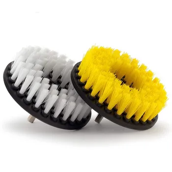 

2 Piece, Soft & Medium Drill Brush- Power Scrubbing Brush Drill Attachment For Cleaning Showers, Tubs, Bathrooms, Tile, Grout, C