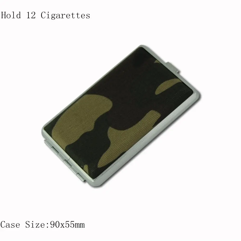 hold 12pcs WITUSE PU чехол для сигарет коробка может вместить 10 12 14 16 18 20 шт Розничная Новинка классический кожаный Сплав Металлический Держатель Сигары EG5798 - Цвет: hold 12pcs