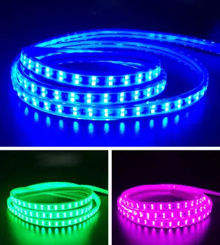 

5V 12V 24V RGB LED Strip Light Waterproof 5050 5M Flexible RGB Led Strip Light 5 12 24 V Tape Led Strip lamp Tv Backlight Ribbon