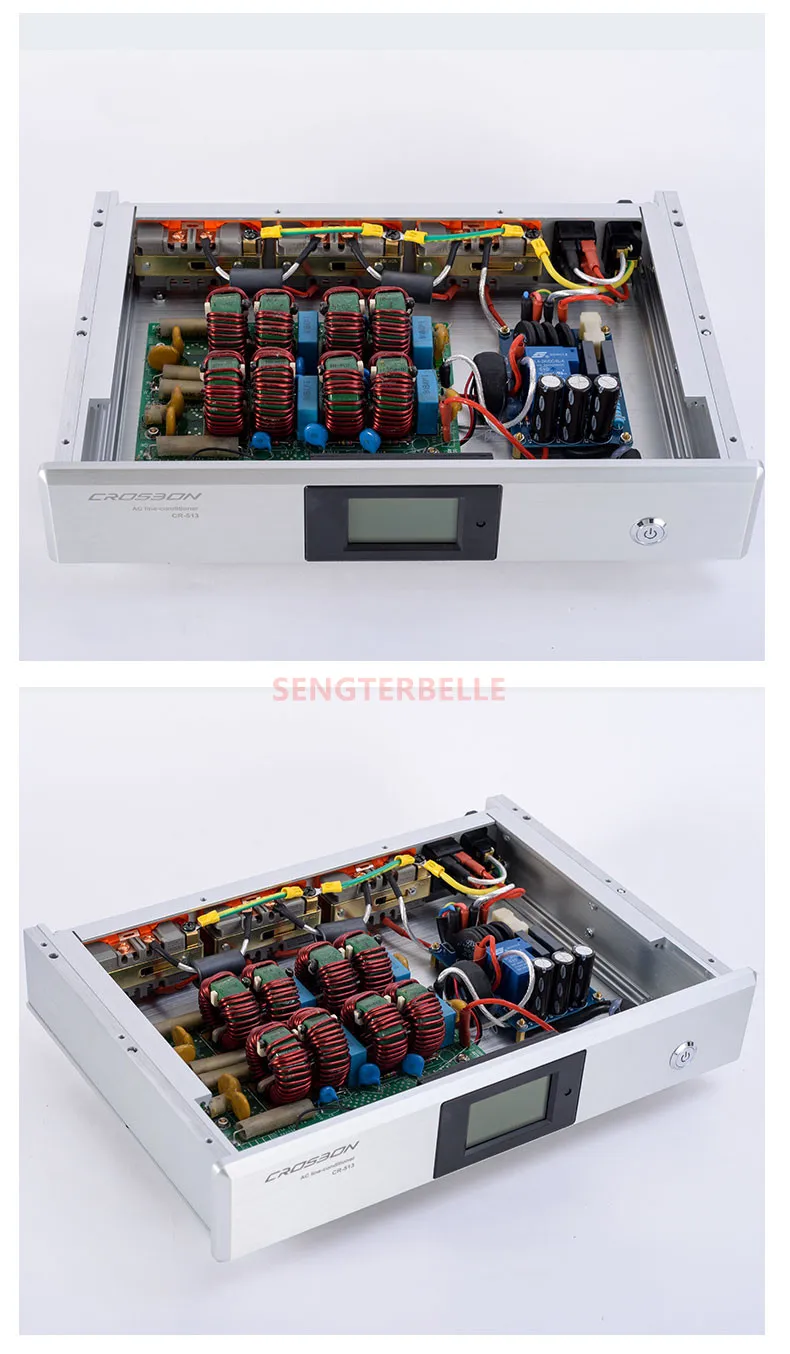 Finished Hi-end 4800W Hifi Audio Power Filter Purification Low Noise AC PSU Adapter US / EU /AU Socket
