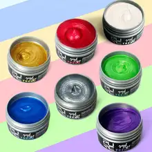 Лидер продаж хорошего краситель тренд 7 цветов волос Цвет 100 мл Instrant воск для окрашивания волос модные Уход за волосами Средства для укладки волос