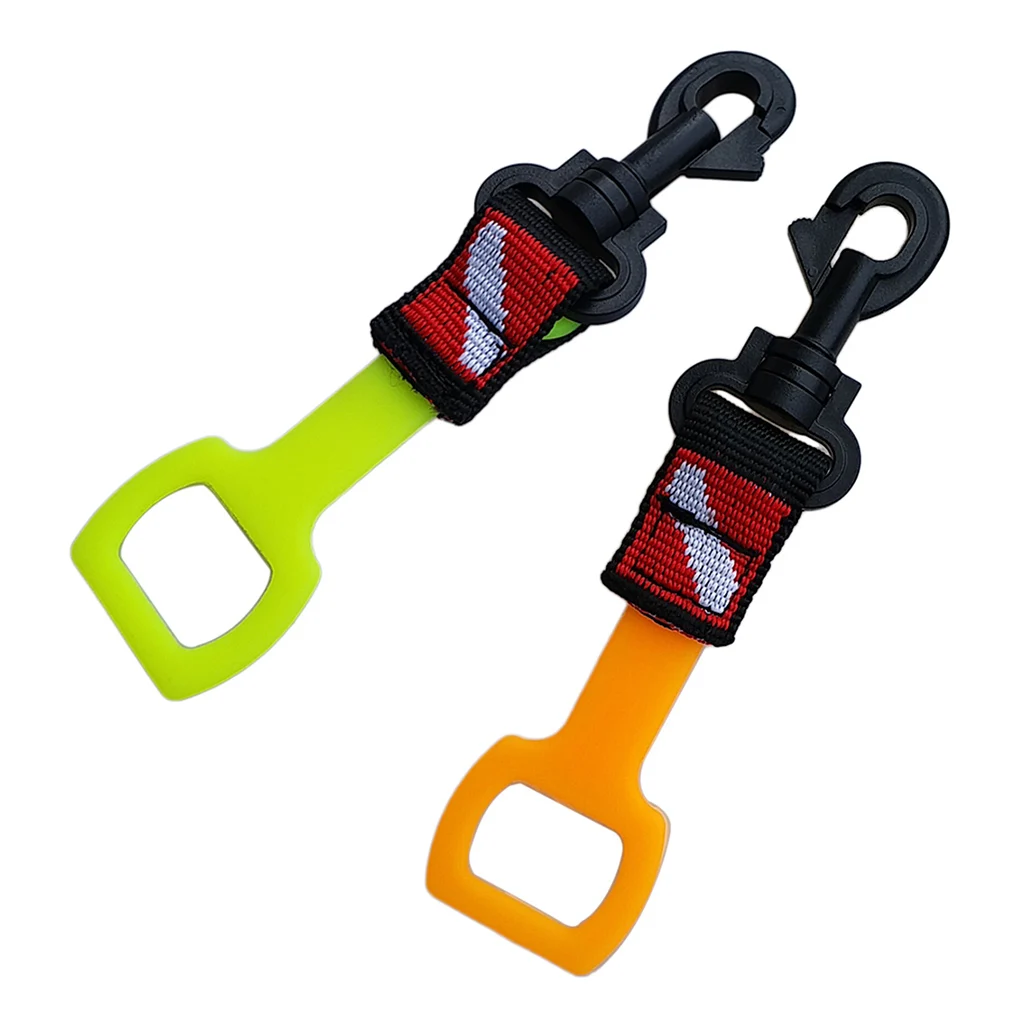 Scuba Diving Regulator Octopus Holder Mouth Piece Keeper with 2.5cm Webbing and Plastic Clip