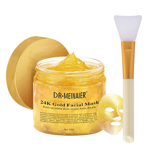 Gold Collagen Facial Sleeping Mask Anti Wrinkle Anti Toxin Moisturizing Face Gel Mask Smooth Tender Skin Repair Cream