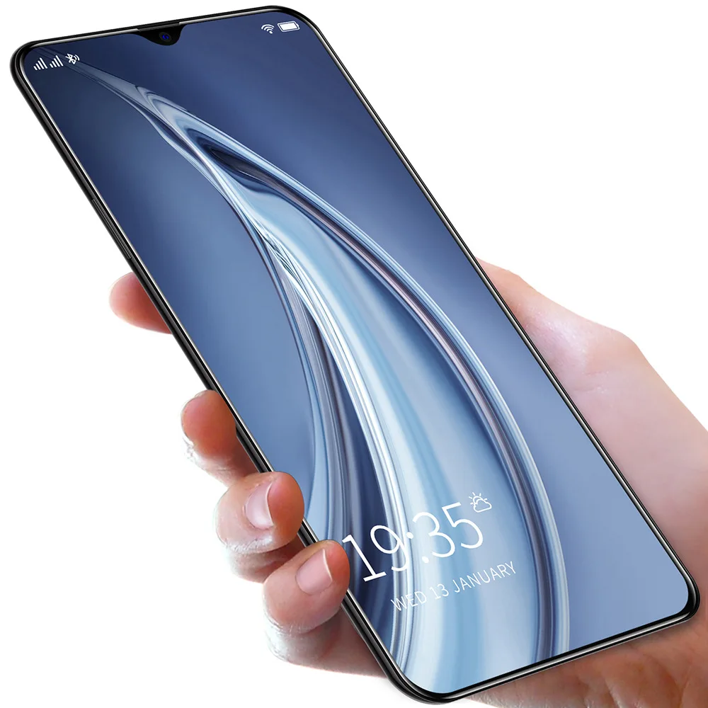 US $128.59 Global Version 4G P50PRO 58inch 12G 512G Smartphone Android Snapdragon MobilePhone Face ID Unlock CellPhone NFC Google Play Max