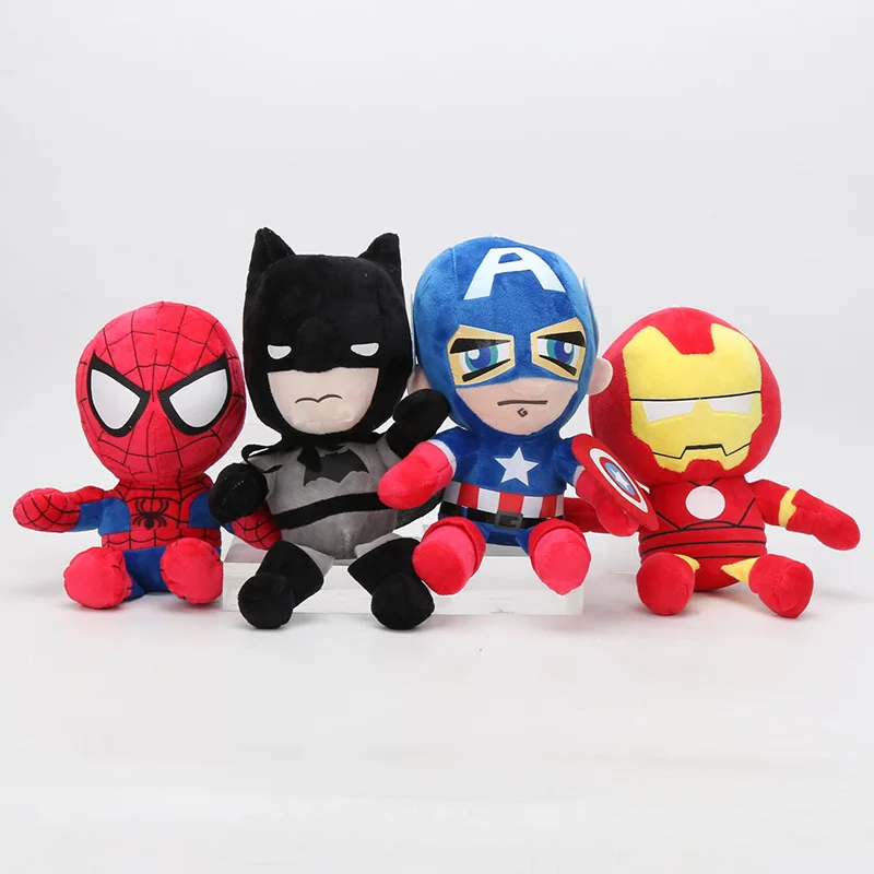 Игрушки Marvel 22 26 см Мстители финал плюшевая игрушка Железный человек танос