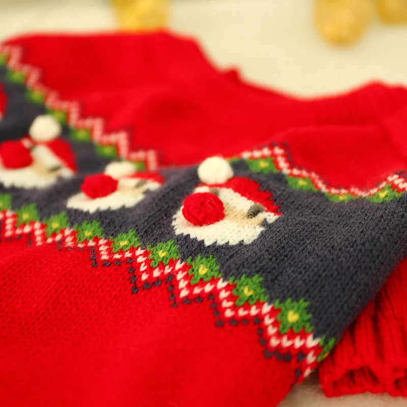 Осень/Зима Французский бульдог Рождественский свитер Одежда для собак кошек свитер Рождественский свитер