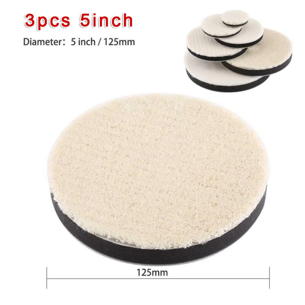 3 шт. полировочные восковые накладки для полировки шерсти, набор ...