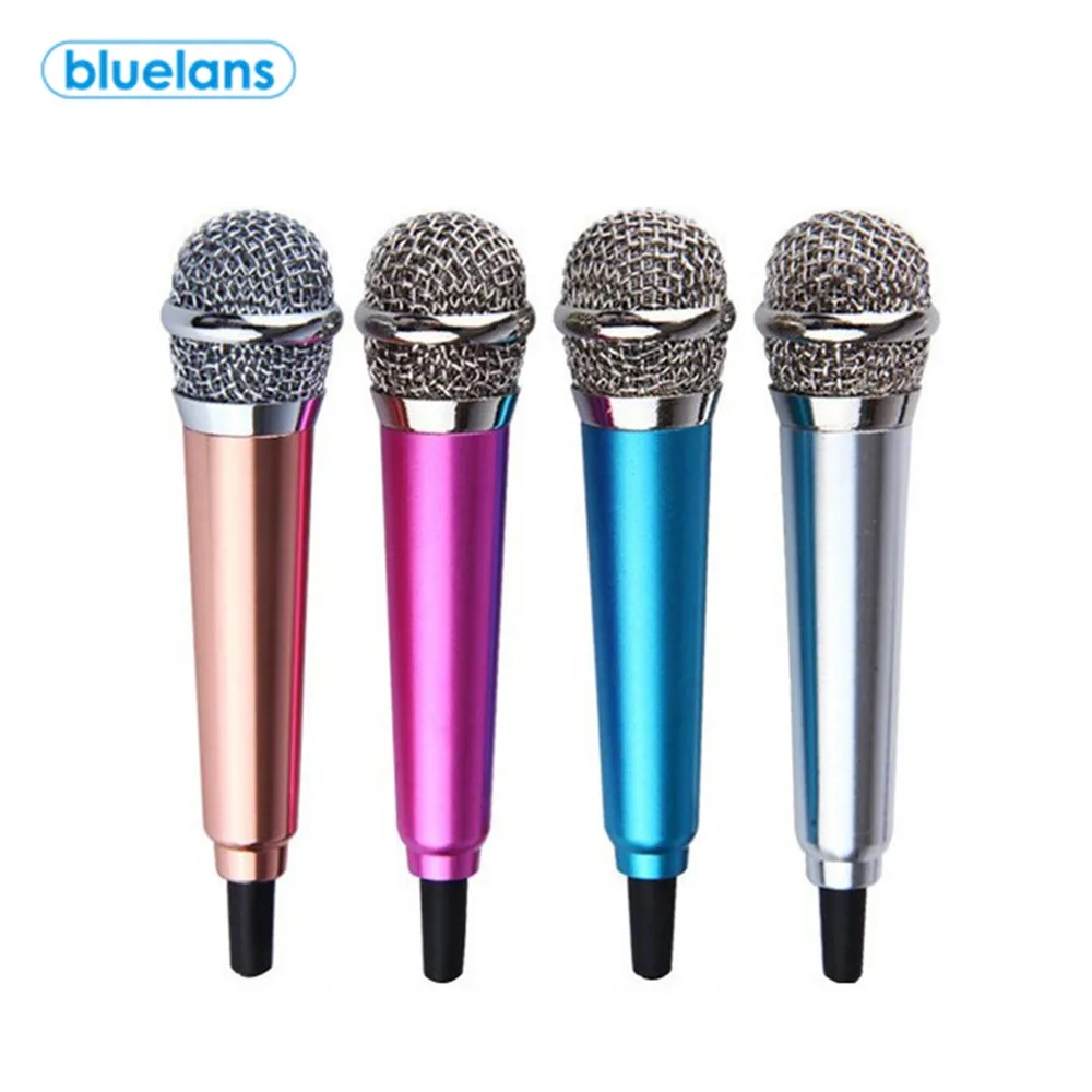 Micrófono estéreo portátil de 2021mm para estudio, Mini micrófono de Audio para Karaoke, teléfono inteligente, portátil, PC, escritorio, KTV, 3,5