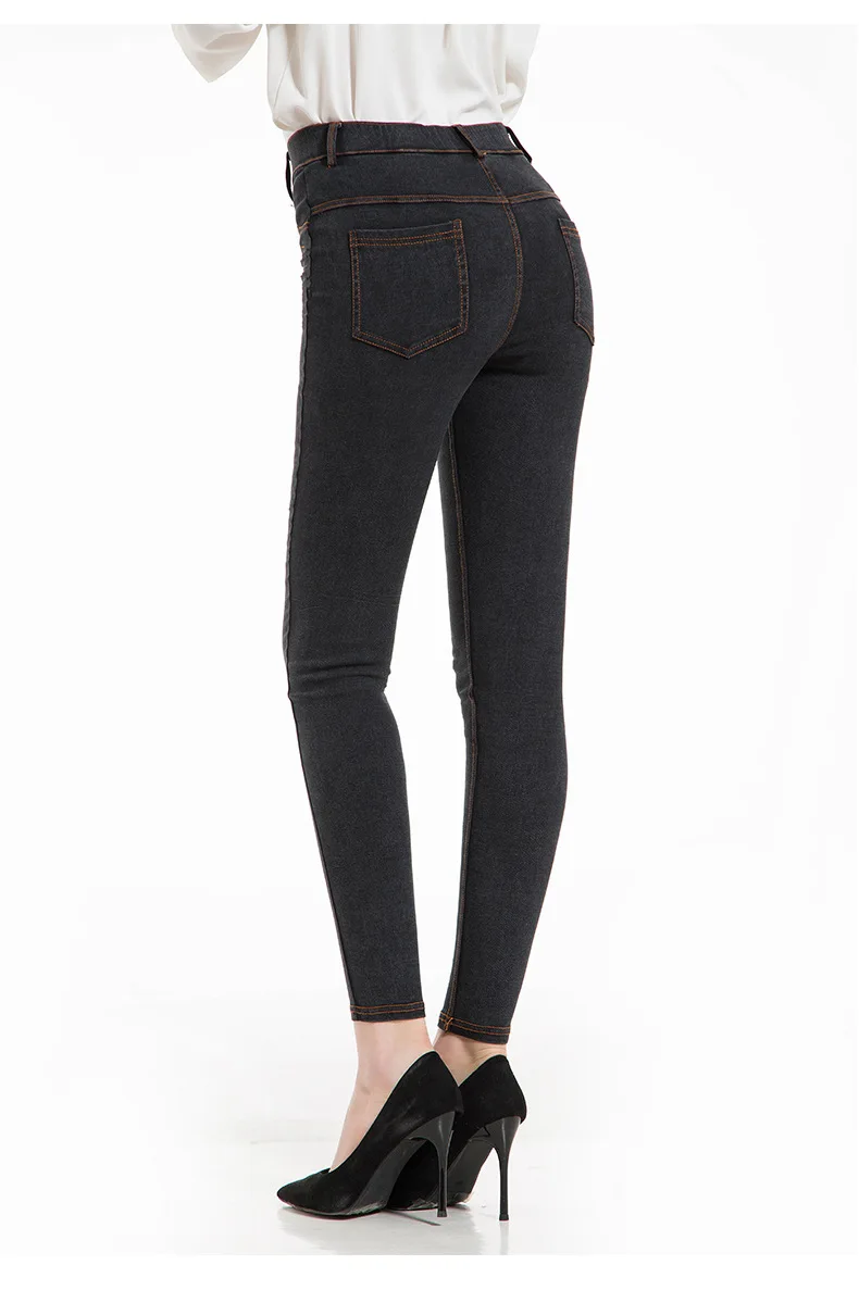 Женские весенние узкие брюки, джинсовые джинсы, женские обтягивающие Стрейчевые одноцветные джинсы, уличный стиль, длина по щиколотку, брюки размера плюс 5xL