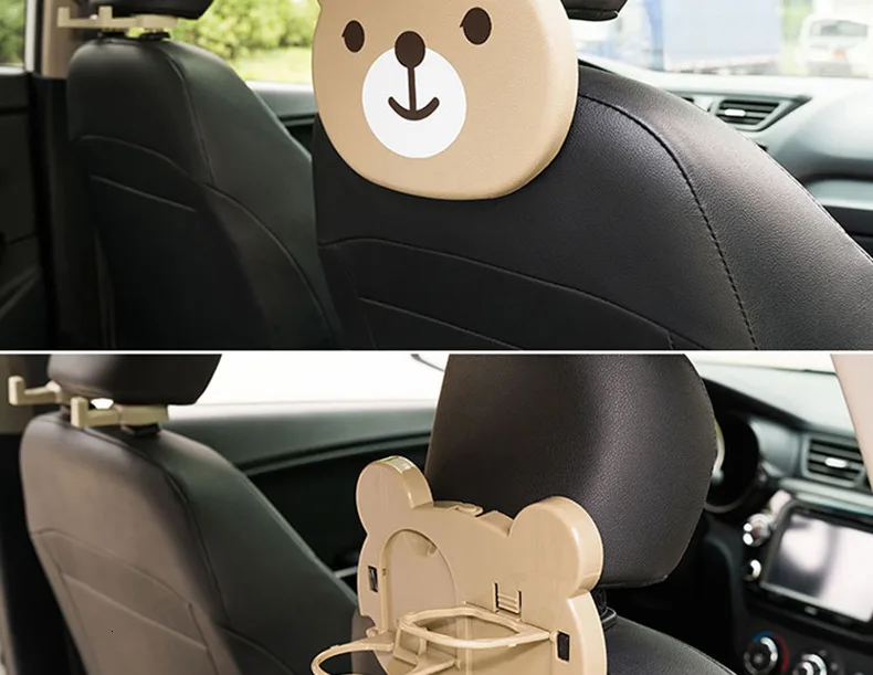 Baby Strollers medium Creative Multi-function Portable Car Seat Child Water Cup Holder Cartoon Folding Plate Rack Outdoor Travel Kids Car Accessories baby trend jogging stroller accessories