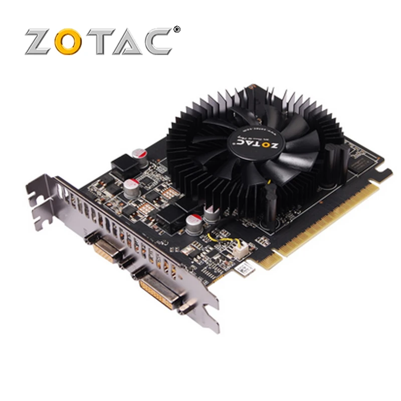 Original ZOTAC GT630-2GD3 2GB Graphics Card For NVIDIA GeForce GT630 GT600 2GD3 Video Cards 128bit 2560 x 1600 VGA / DVI-i Used best graphics card for pc