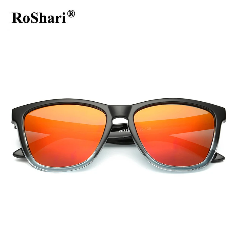 ROSHARI Новые Модные поляризованные женские солнцезащитные очки знаменитые