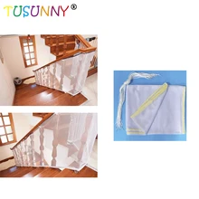 TUSUNNY защита для детей Детская лестница забор детская Лестница защитная сетка балкон ограждение для безопасности ребенка сетка для лестничных ограждений 80*300 см