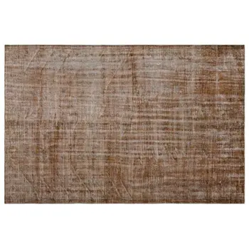 

Handmade Brown Vintage Overdyed Turkish Area Rug 175x263 Cm-5'9''X8'8''