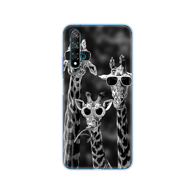 For Huawei Nova 5T Case Soft TPU Back Silicon Phone Cover For Nova5T 5 T YAL-L21 6.26'' Fundas Coque Bumper Skin shockproof