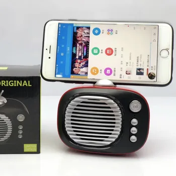 

SV001 Creative Retro Sound TWS Portable Wireless Mini Bluetooth Card Reader Speaker Radio Mini Subwoofer