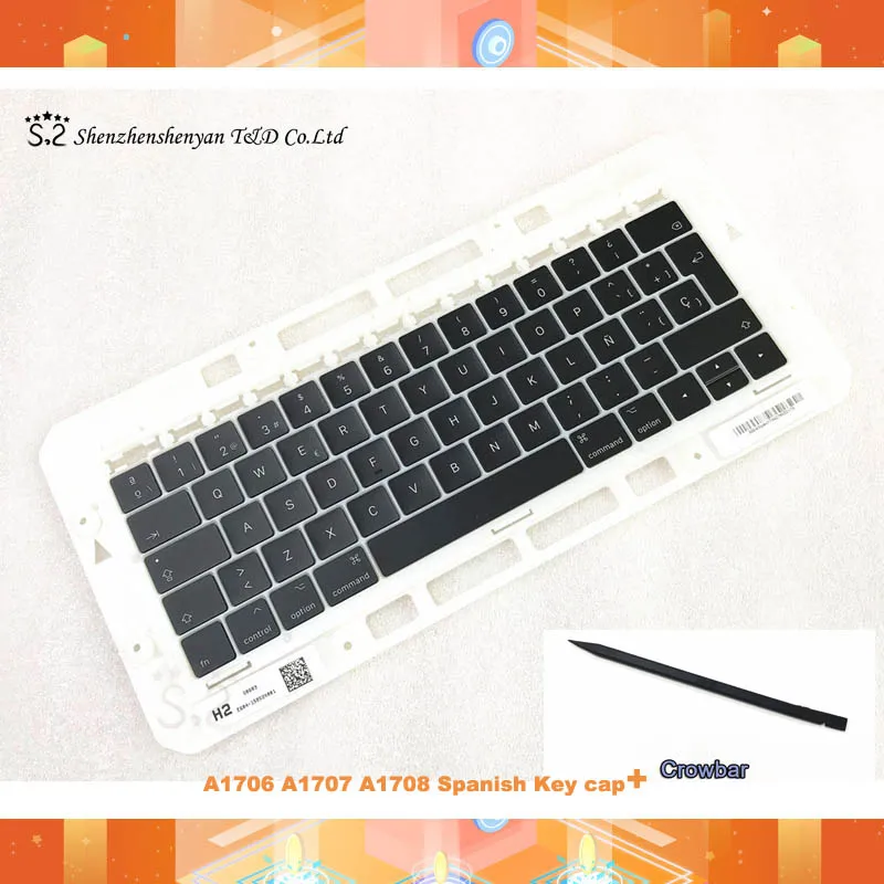 A1706 A1707 A1708 Spanish Spain Keyboard Key Cap for Macbook Pro Retina