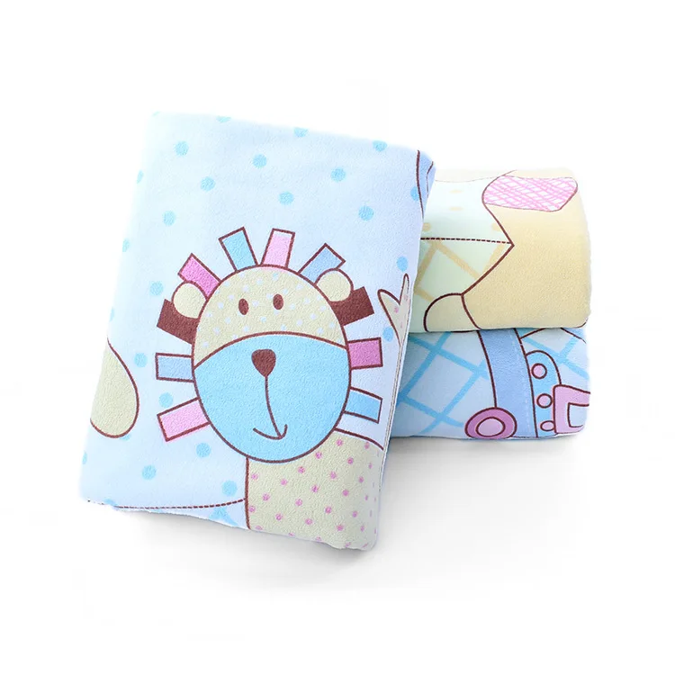 

Flower Type yu bo Textile Printed Children's Quilt Superfine Fibre Thick Multi-color Printed BABY'S BLANKET 1X1 M