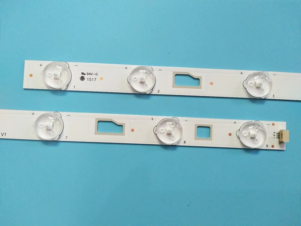 1 Набор = 2 плитки d32ts7202 32hr331m09a5 led backilght 32hr331m09a5 приводная полоса 1 pgs = 580 мм 9led лампы
