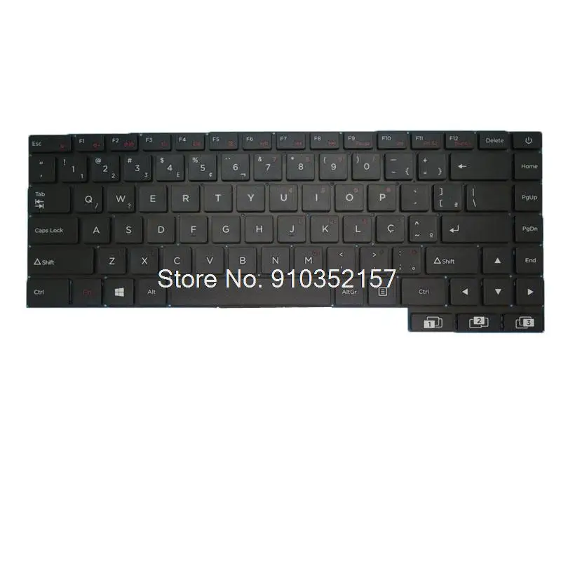 Laptop BR Layout Keyboard For POSITIVO Motion C4128D Brazil BR  NO Frame best computer keyboard