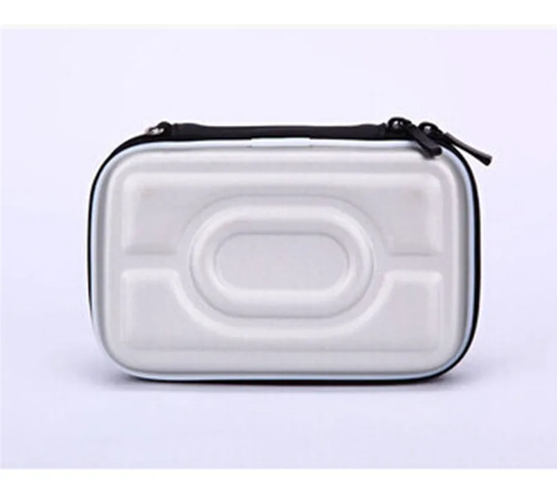 Для GBA GBC EVA жесткий чехол сумка защитный чехол для NDSL 3DS - Цвет: Silver Gray