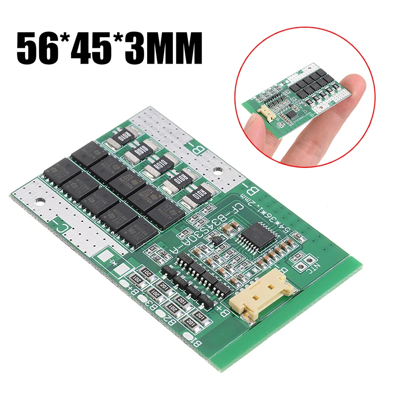 1 шт. PCB 18650 литиевая батарея Защитная плата высокого тока 4S 14 8 в 30A BMS защита от