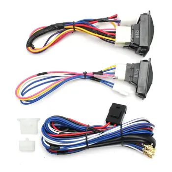 

6Pcs 12V Universal Power Window Switch Kits With Installation Wiring Harness