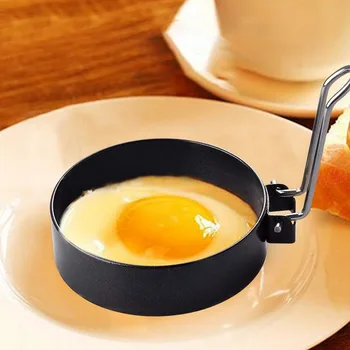 

Stainless Steel Egg Frying Tool Non Stick Egg Pancake Maker Ring Kitchen Baking Omelet Moulds Flip Cooker Egg Ring Mold
