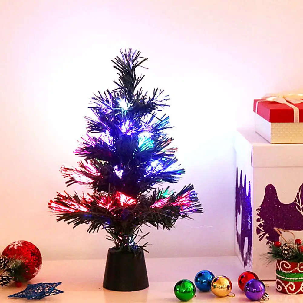 Новинка Светодиодный волоконно-оптический ночной Светильник цветная меняющаяся лампа многоцветная Рождественская елка звезда украшение подарок для домашней вечеринки