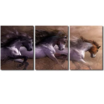 

Animals Hourse Art Wall Painting Canvas Frameless Print Picture Living Room Decor