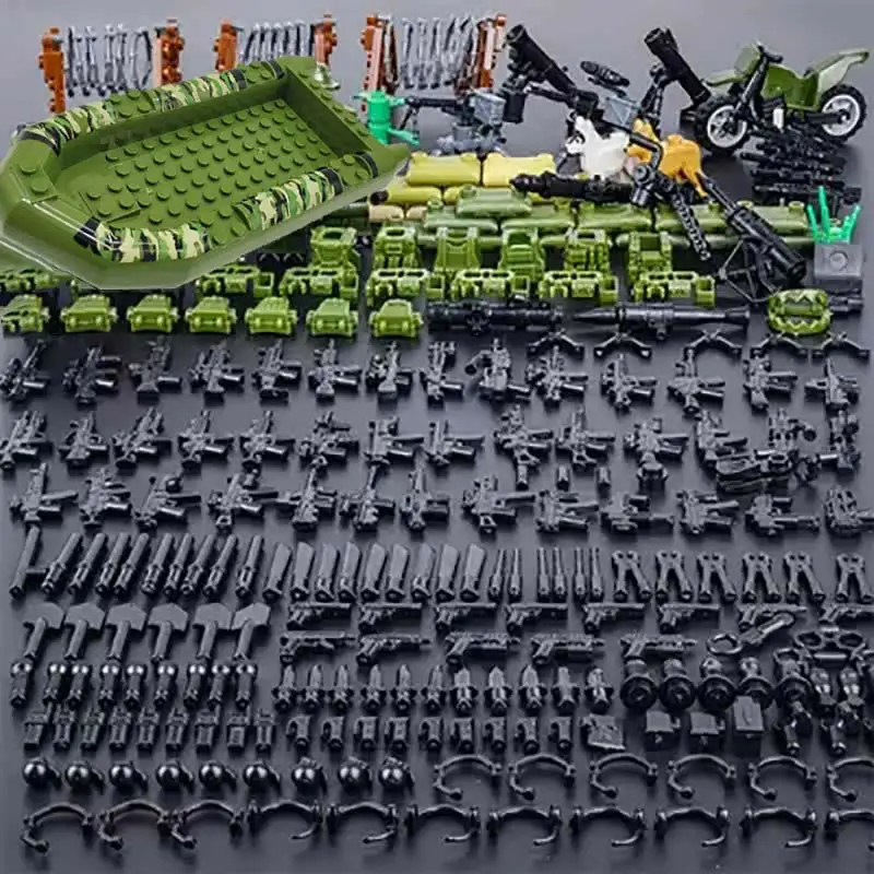 Базовые пластины MOC для военного оружия базовые серии строительные блоки кирпичи