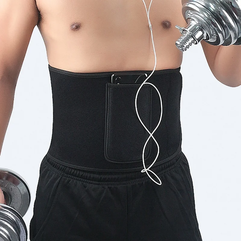 Waist Belt Protection Adjustable Compression Sweating Slimming Wrap Trainer Exercise Gym Fitness Women Men's Sportswear