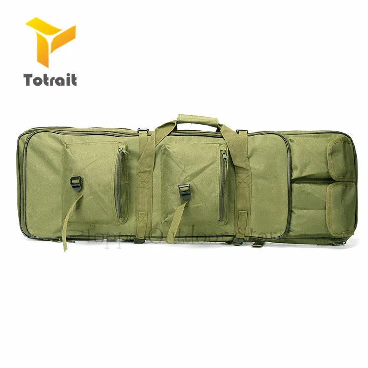TOtrait 85/100/120cm Nylon Gun Bag Case Rifle Backpack for Sniper Airsoft Carbine Bags Shooting Portable Hunting Accessories - Цвет: 100cm-Green