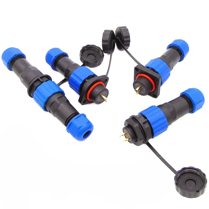 Waterproof connector SP1610 IP68 cable plug & socket Male and Female SP16 2Pin 3Pin 4Pin 5Pin 6Pin 7Pin 9Pin | Обустройство дома